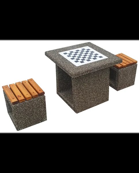 Set mese cu banci sau scaune din beton/marmura
